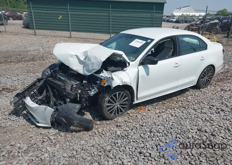 2016 Volkswagen Jetta 1.8T Sport from USA, damaged, VIN 3VWD17AJ3GM343582